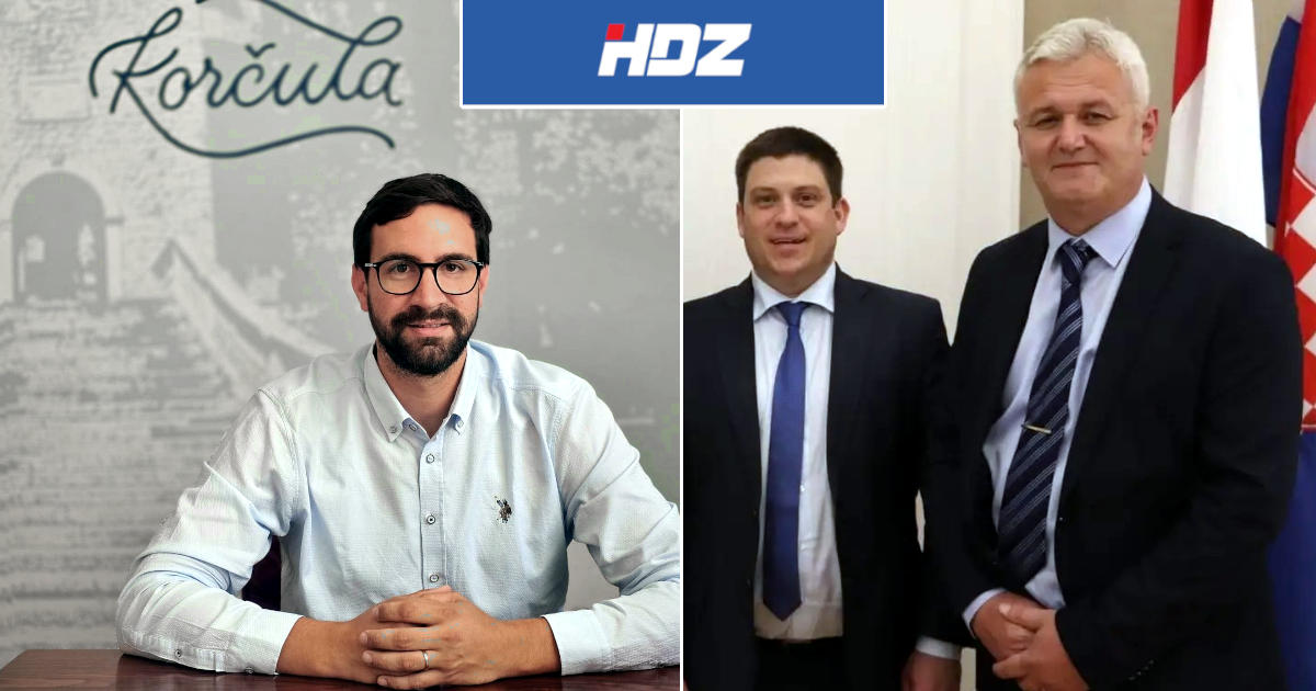 ravnatelj Županijske lučke uprave Korčule Ante Tvrdeić, ministar prometa Oleg Butković i gradnačelnik Korčule Frano Jeričević